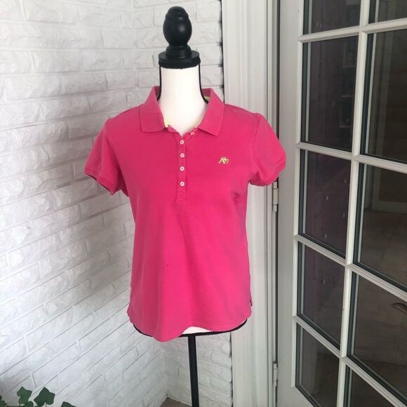 Aeropostale Tops - Short Sleeved Polo in Hot Pink!